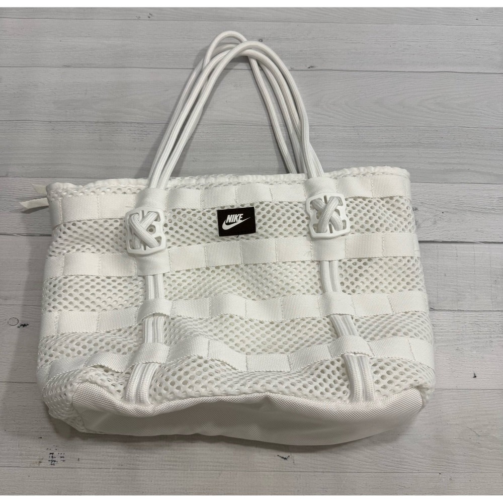 Nike Air Tote Bag White Mesh Tote Bag